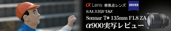 ��900�ŎB�� �������Y �J�[���c�@�C�X Sonnar T* 135mm F1.8 ZA�@(SAL135F18Z)�̎��ʃ��r���[