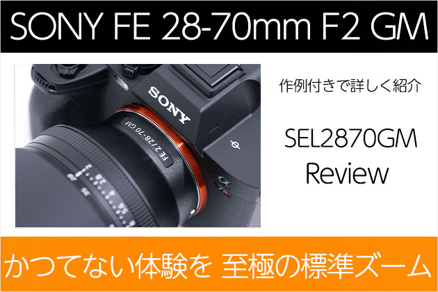 レビュー F2通し 至極の標準ズーム SEL2870GM 作例付き紹介