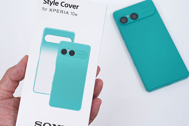 ぴったりフィット 純正 Xperia 10 VII カバーケースをレビュー