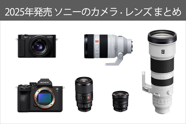 2025年に発売された ソニーのカメラ・レンズ の振り返り
