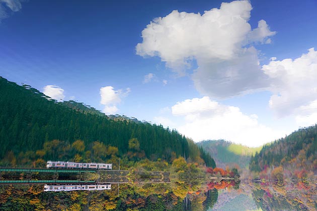 αで写した鉄道写真