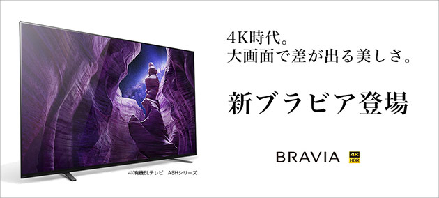 パッと見てすぐわかる! BRAVIA（ブラビア）2020 NEWモデル機種比較