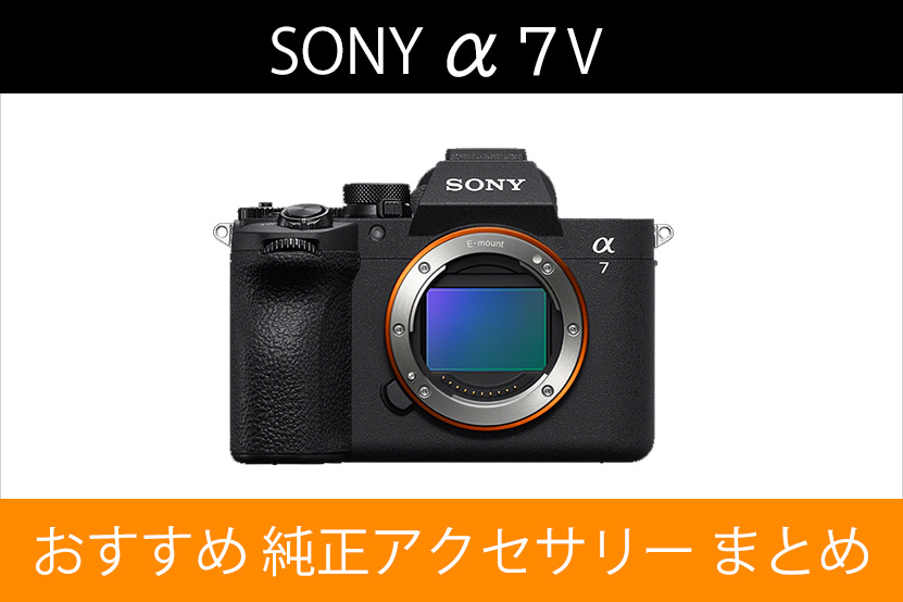 ソニー α7 V と一緒に使いたい おすすめ アクセサリー まとめ