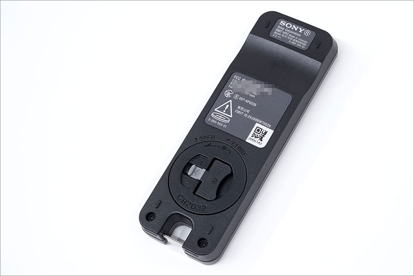 コインドライバーを使わずとも電池の交換が可能