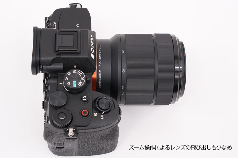 α7V レンズを装着した画像