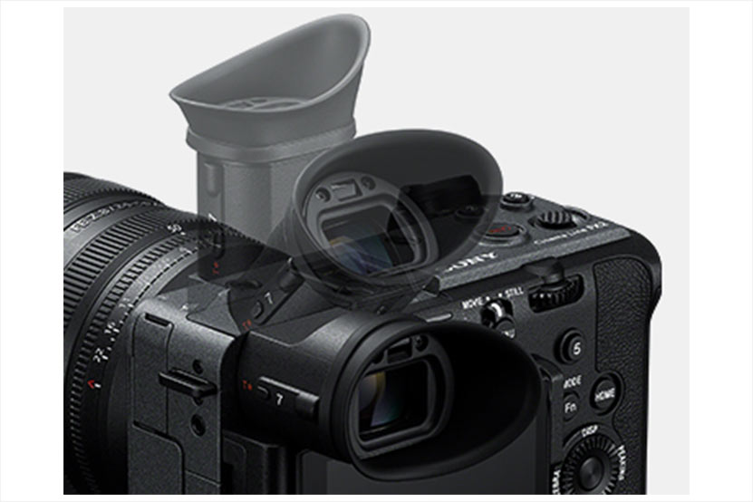 チルト式のEVF