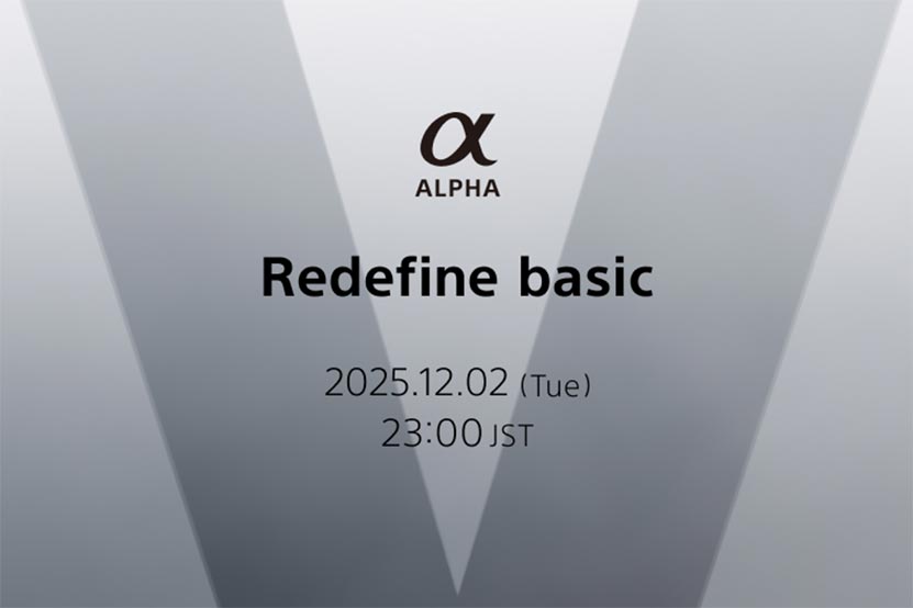 背景にあるＶのデザインは...2025年12月2日αの新商品発表か？