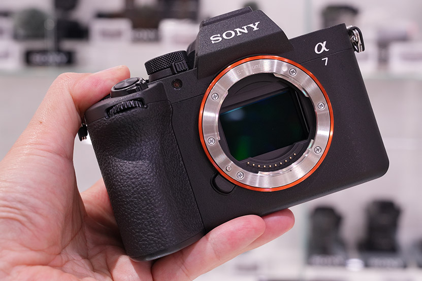 α7 Vを手にした画像