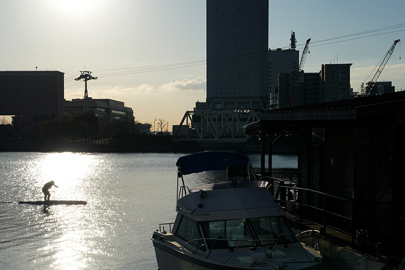 突然のカヤック