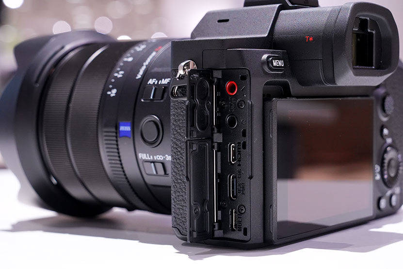 RX10V 端子カバーを外した画像