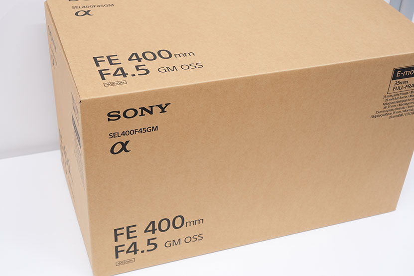 頭がバグる軽さ！ソニー FE 400mm F4.5 GM OSS が到着 開梱！ トップ画像