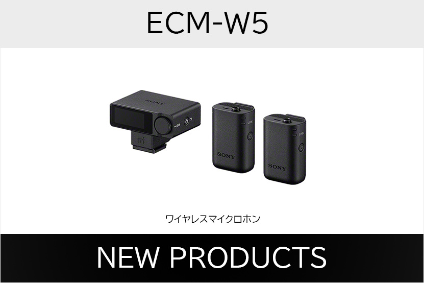 ソニー ECM-W5発表! ブロク記事トップ画像