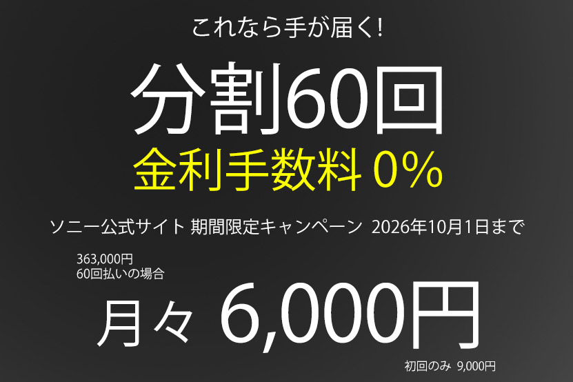 RX10V 分割 払い キャンペーン