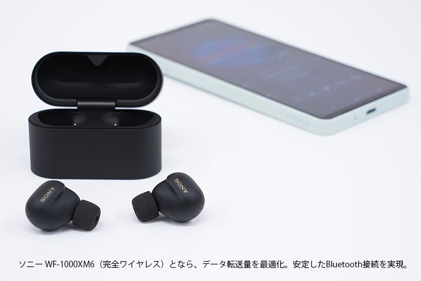 Xperia 10 VIII と WF-1000XM6 の組み合わせ画像